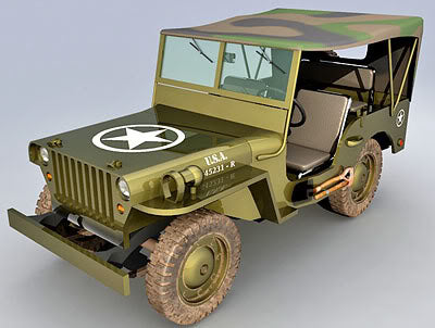 Willys MB / Ford GPW Military Jeep Stamps