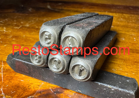 RestoStamps Circle with number symbol stamps
