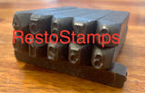 356 Porsche 1954-1963 Early "Third Piece" Case Stamps