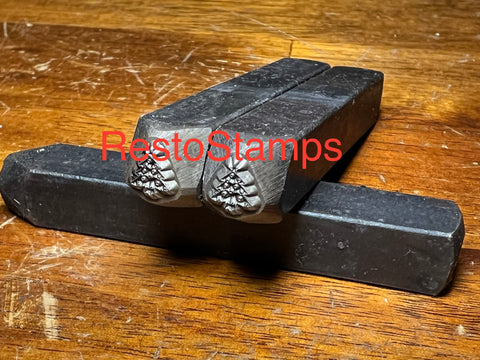 Christmas Tree hand stamp