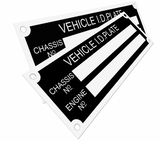 Custom Data Tags, Data Plates, any style, any shape, any material,  any logo!