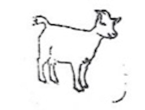 Goat Custom Metal Stamp