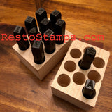 Stage 1 Number kit 0-9, A stamp, Star Stamp Old style** Ford Model A, B, T