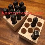 Stage 1 Number kit 0-9, A stamp, Star Stamp Old style** Ford Model A, B, T