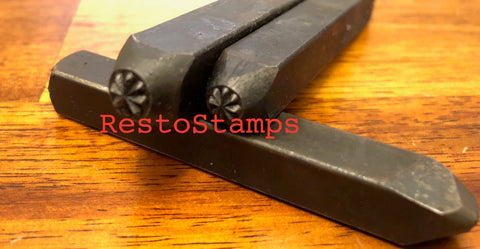 Porsche Engine And Porsche Body star stamp asterisk 